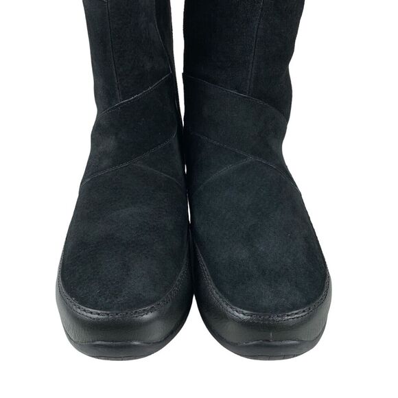 The North Face Women's Primaloft Boots 7 Black Suede Leather Lace Up Insulated - Picture 4 of 14
